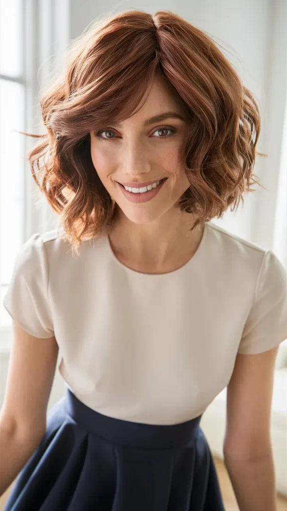 30+ Images of Wavy Short Hair Women That Will Inspire Your Next Look