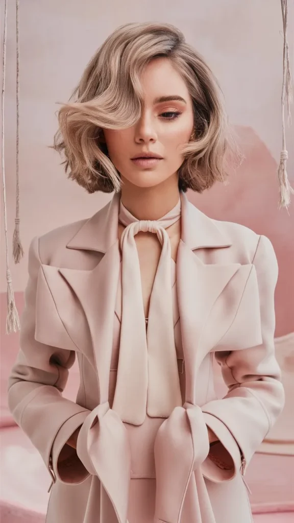 30+ Images of Wavy Short Hair Women Aesthetic for a Trendy Look