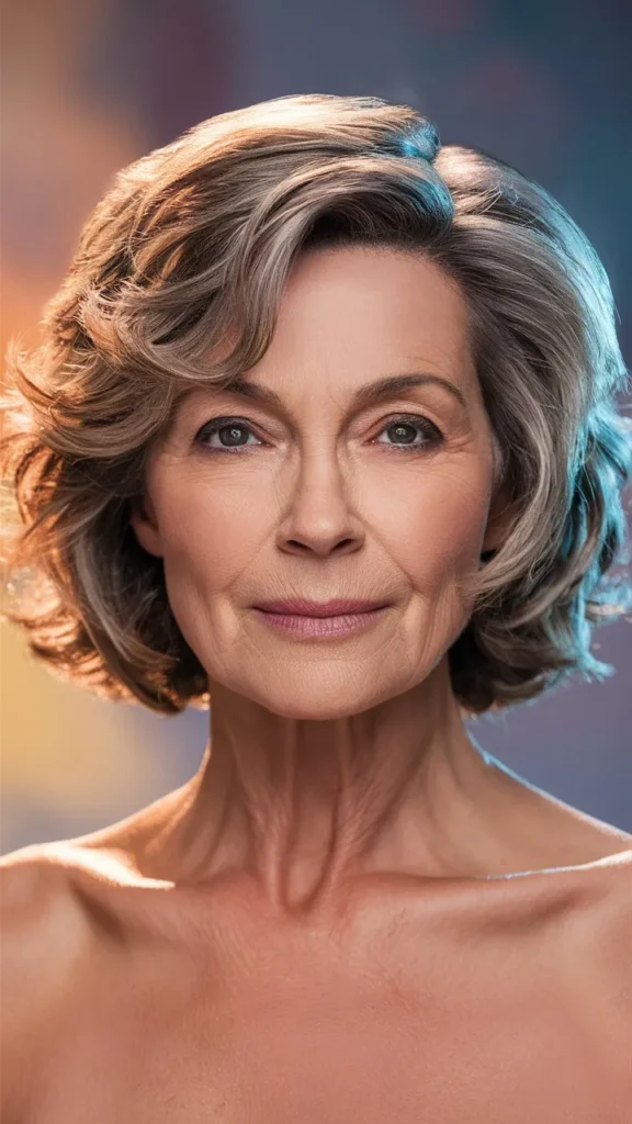 30+ Images of Wavy Short Hair Women Over 50 That Are Stylish and Sophisticated