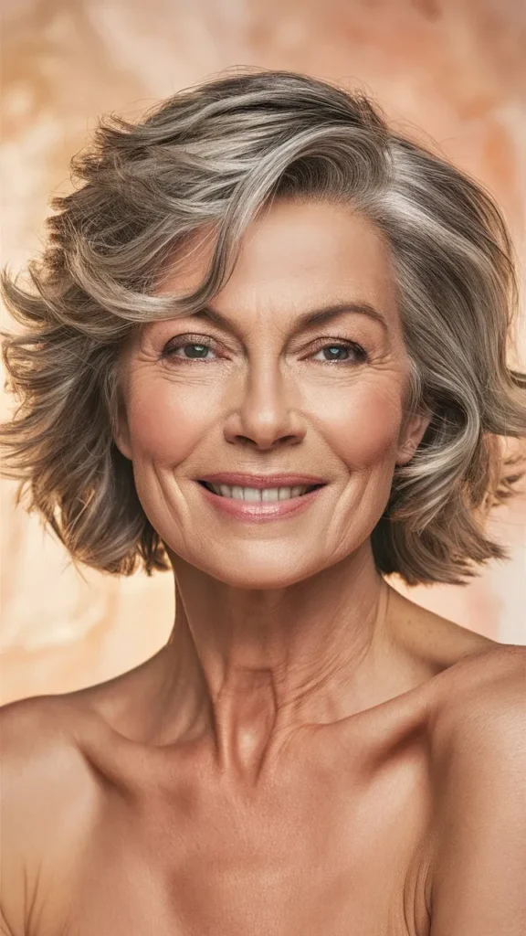 30+ Images of Wavy Short Hair Women Over 50 That Are Stylish and Sophisticated