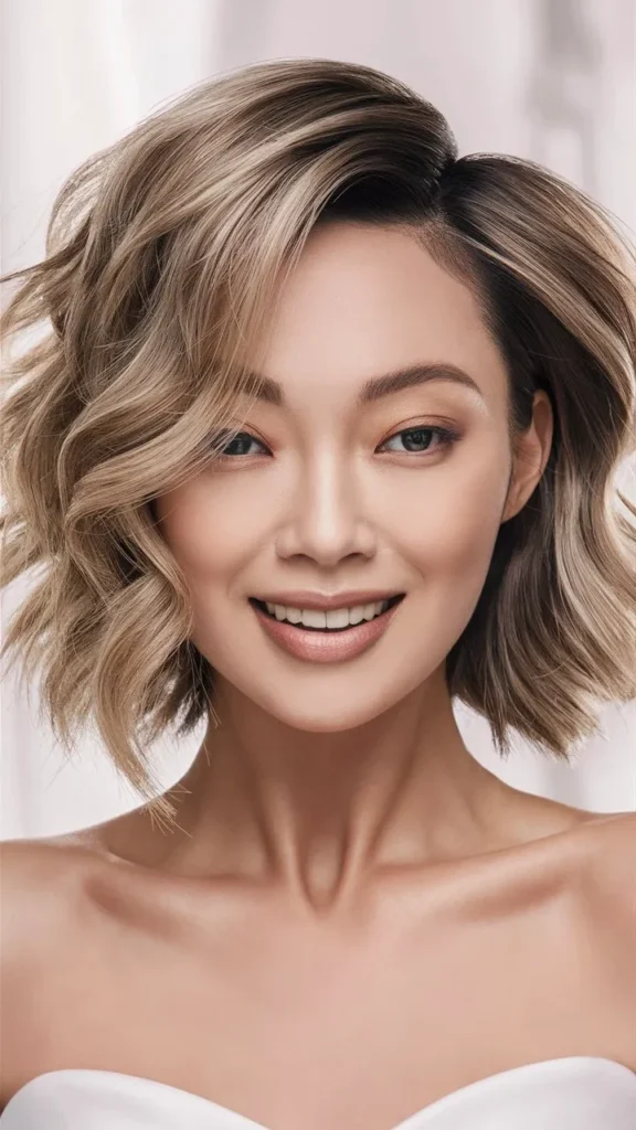 30+ Stunning Images of Short Wavy Asian Hair Women: Trendy Hairstyles to Try