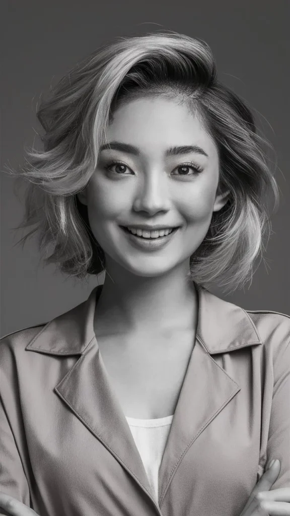 30+ Stunning Images of Short Wavy Asian Hair Women: Trendy Hairstyles to Try