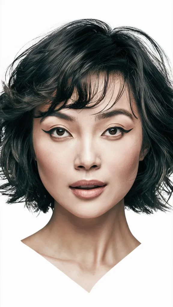 30+ Stunning Images of Short Wavy Asian Hair Women: Trendy Hairstyles to Try