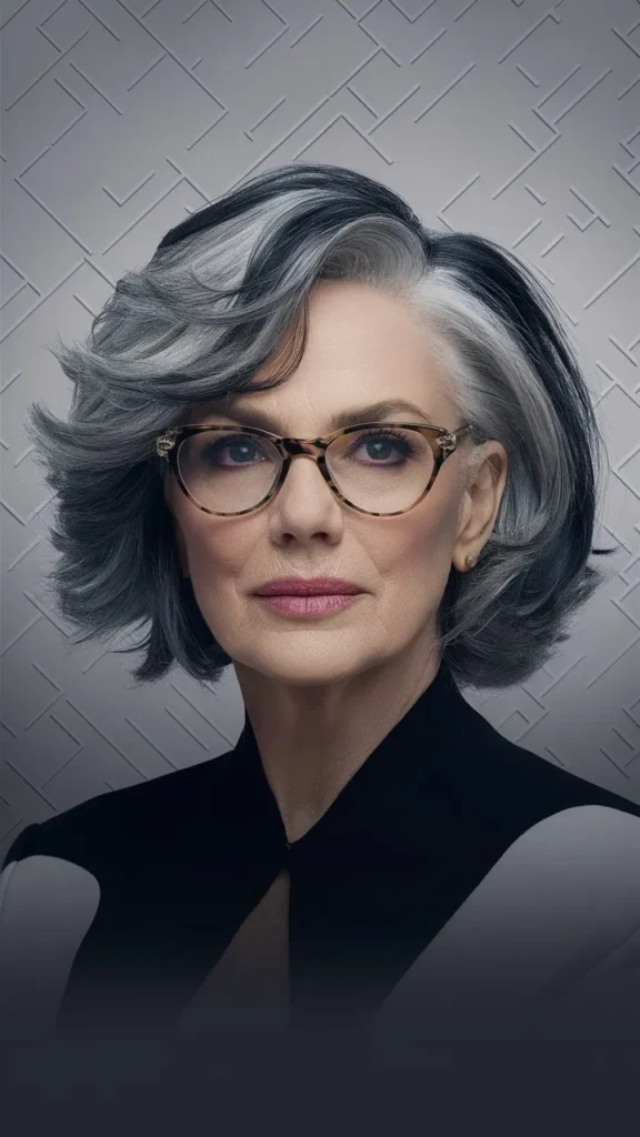 30+ Stunning Images of Short Hair for Older Women with Glasses and Wavy Styles