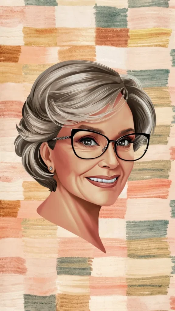 30+ Stunning Images of Short Hair for Older Women with Glasses and Wavy Styles