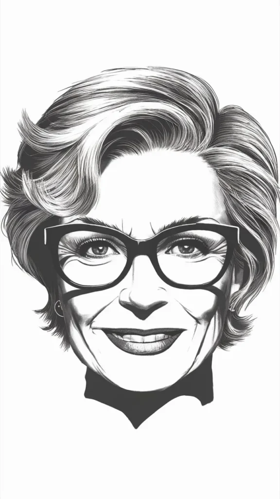 30+ Stunning Images of Short Hair for Older Women with Glasses and Wavy Styles