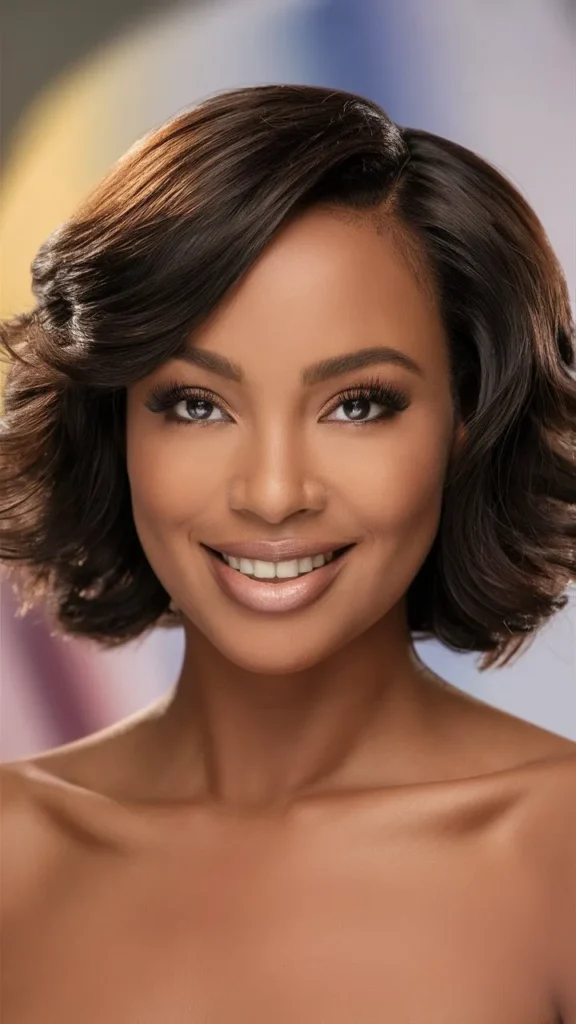 30+ Stunning Images of Short Wavy Hair for African American Black Women