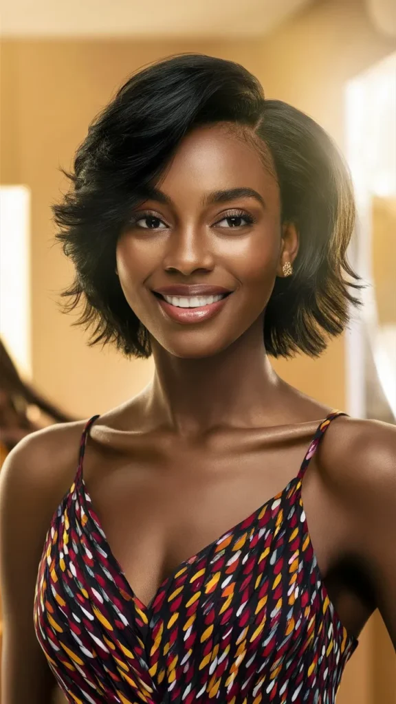 30+ Stunning Images of Short Wavy Hair for African American Black Women