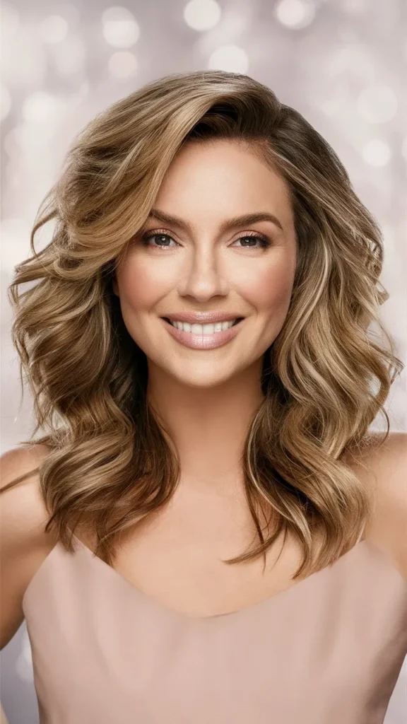 30+ Stunning Images of Short Wavy Hair with a Middle Part for Women