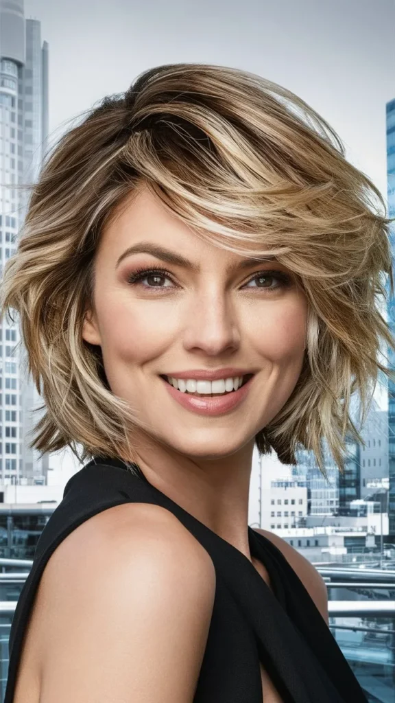 30+ Gorgeous Images of Short Wavy Hair with Layers for Women