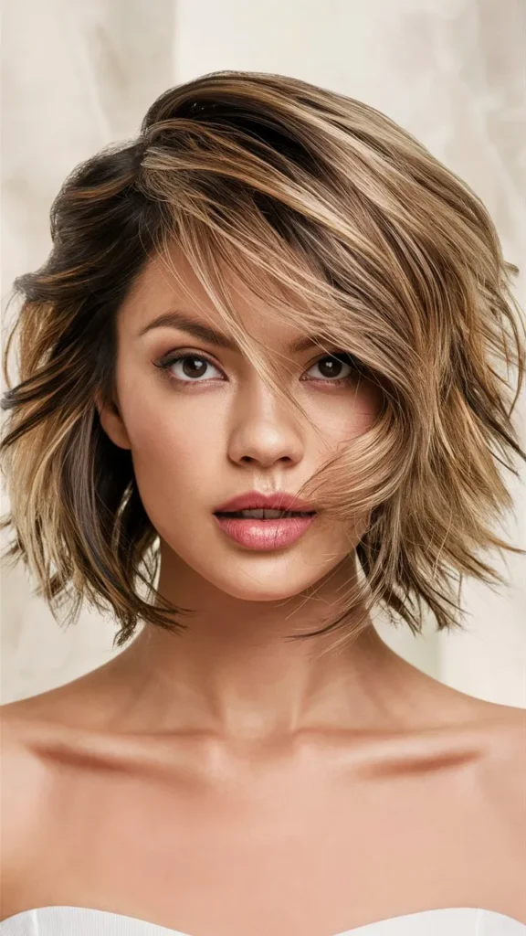 30+ Gorgeous Images of Short Wavy Hair with Layers for Women