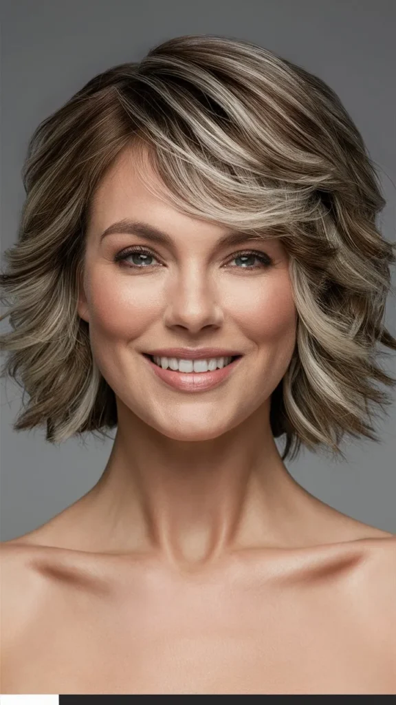 30+ Gorgeous Images of Short Wavy Hair with Layers for Women