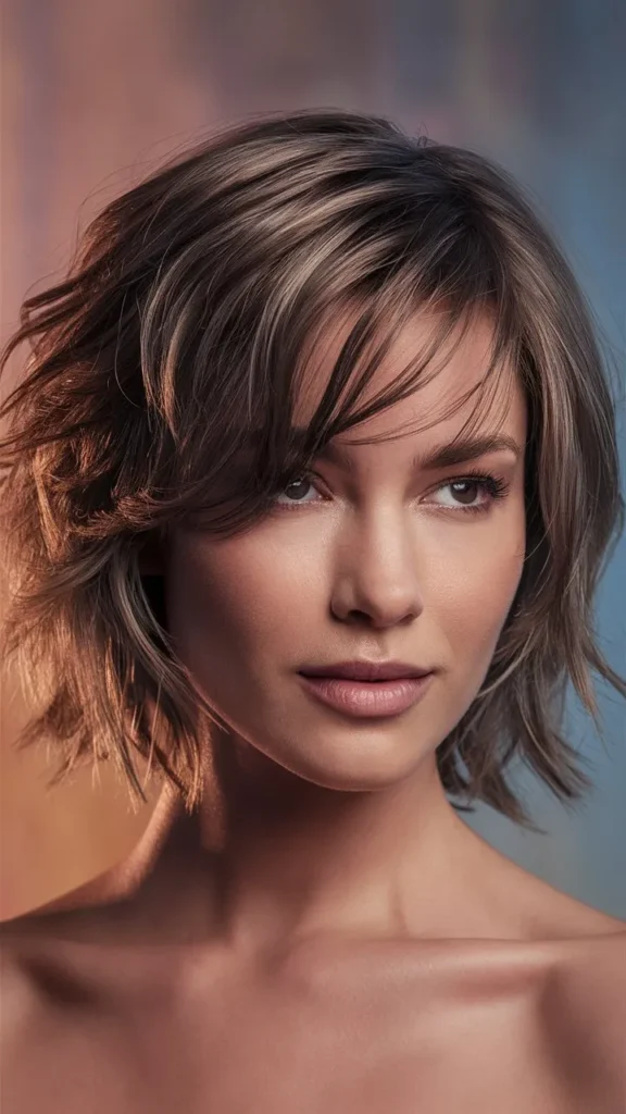 30+ Gorgeous Images of Short Wavy Hair with Layers for Women