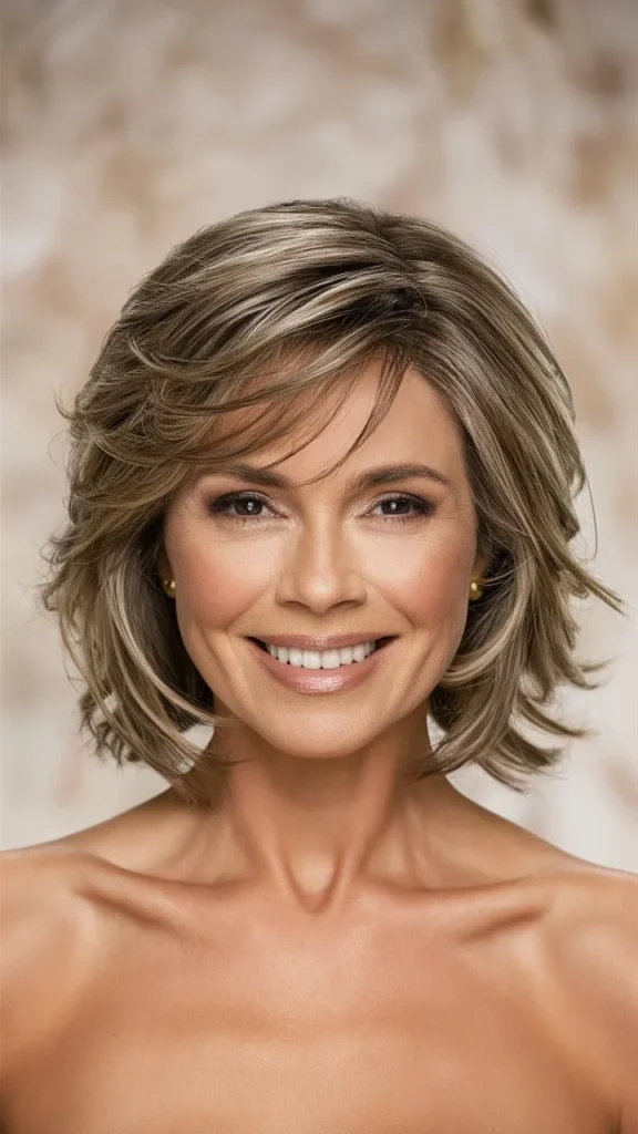 30+ Gorgeous Images of Short Wavy Hair with Layers for Women