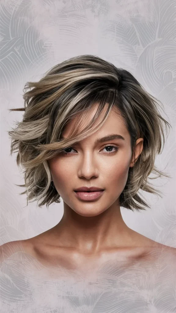 30+ Gorgeous Images of Short Wavy Hair with Layers for Women