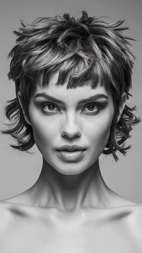 30+ Trendy Images of Short Wavy Wolf Cut Hairstyles for Women