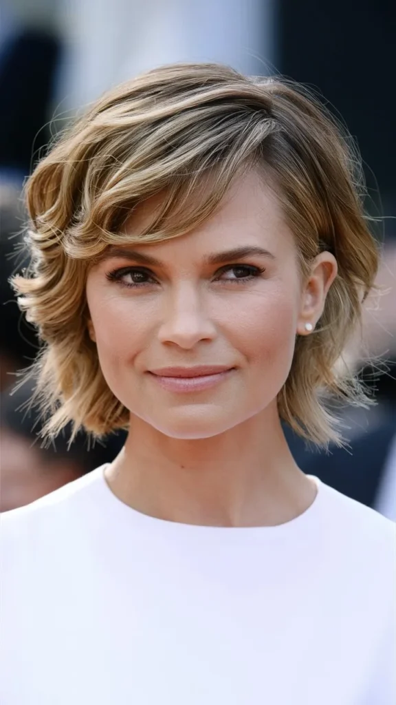 30+ Images of Low-Maintenance Short Haircuts for Women with Wavy Hair