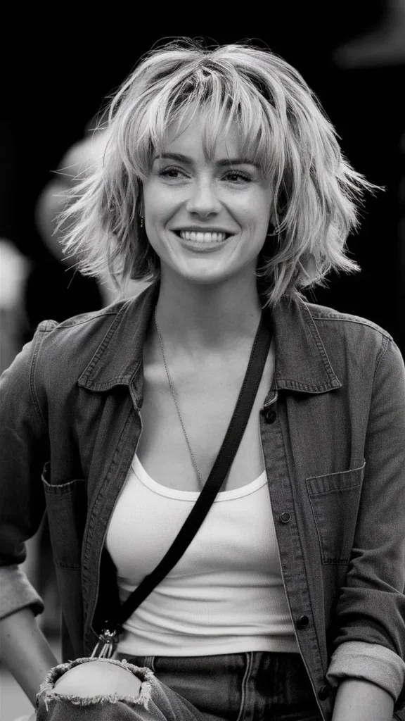 30+ Inspiring Images of Messy Wavy Short Hair for Women