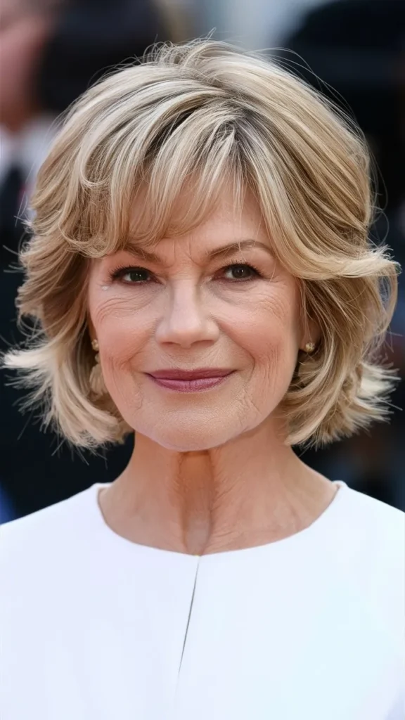 30+ Gorgeous Images of Short Permed Wavy Hairstyles for Older Women