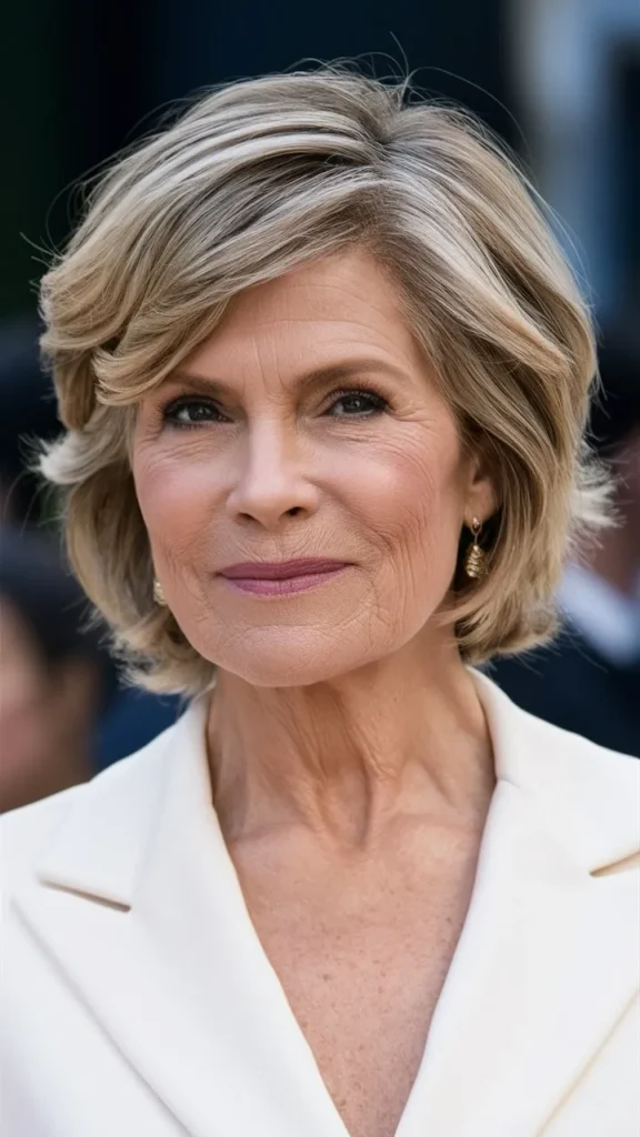 30+ Gorgeous Images of Short Permed Wavy Hairstyles for Older Women