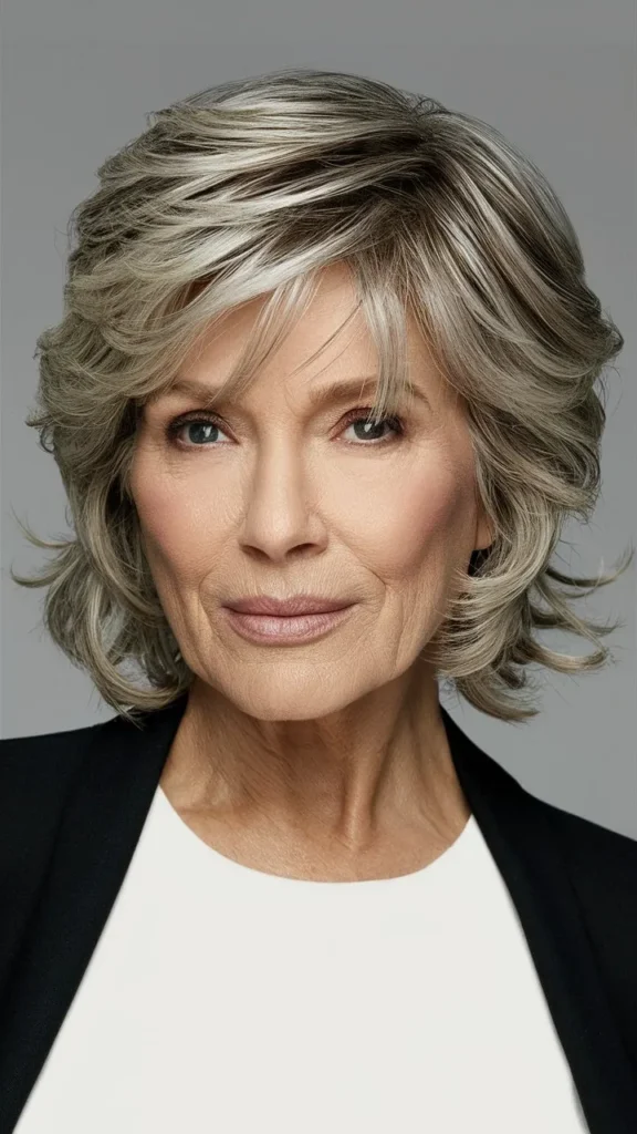 30+ Gorgeous Images of Short Permed Wavy Hairstyles for Older Women