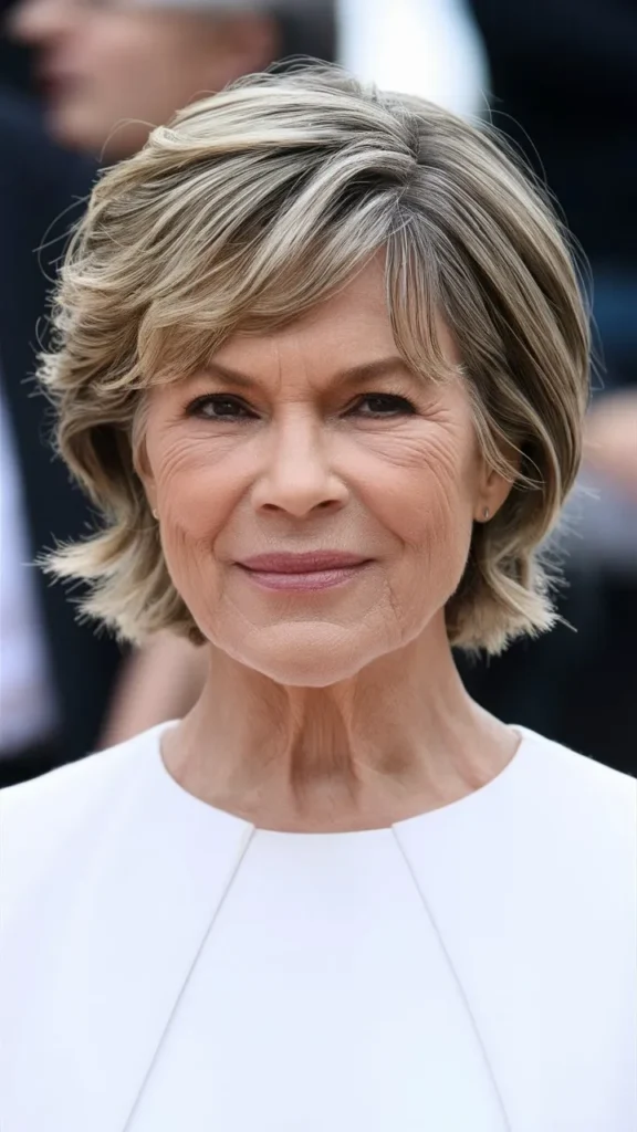 30+ Gorgeous Images of Short Permed Wavy Hairstyles for Older Women