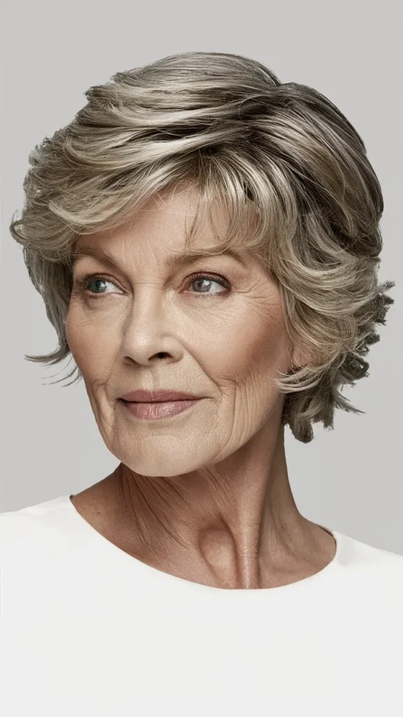 30+ Gorgeous Images of Short Permed Wavy Hairstyles for Older Women