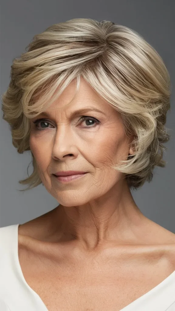 30+ Gorgeous Images of Short Permed Wavy Hairstyles for Older Women