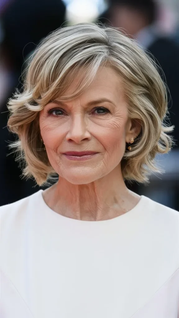 30+ Gorgeous Images of Short Permed Wavy Hairstyles for Older Women