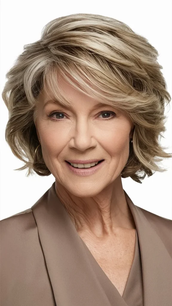 30+ Gorgeous Images of Short Permed Wavy Hairstyles for Older Women