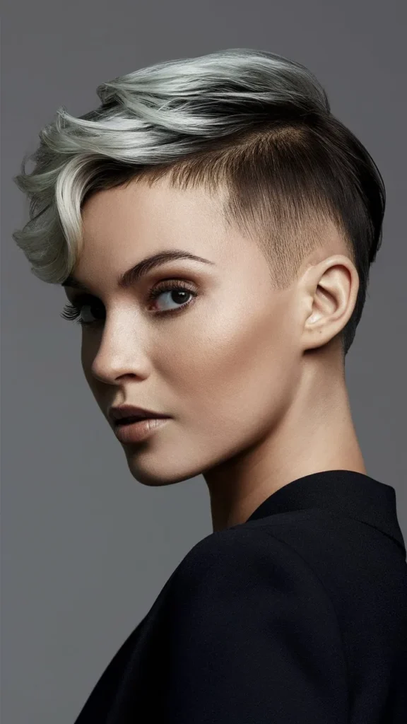 30+ Bold and Beautiful Images of Short Wavy Hair Pixie Undercut for Women