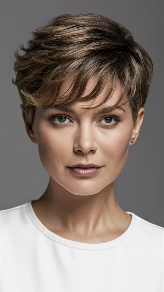 30+ Bold and Beautiful Images of Short Wavy Hair Pixie Undercut for Women