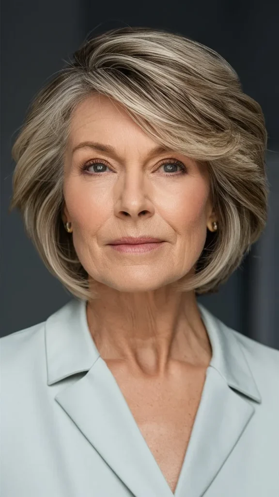 30+ Stunning Images of Short Wavy Hair for 60-Year-Old Women