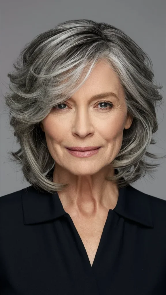 30+ Stunning Images of Short Wavy Hair for 60-Year-Old Women