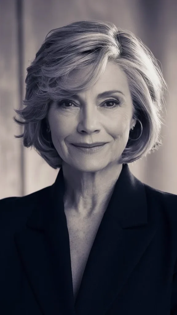 30+ Stunning Images of Short Wavy Hair for 60-Year-Old Women