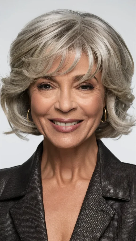 30+ Stunning Images of Short Wavy Hair for 60-Year-Old Women