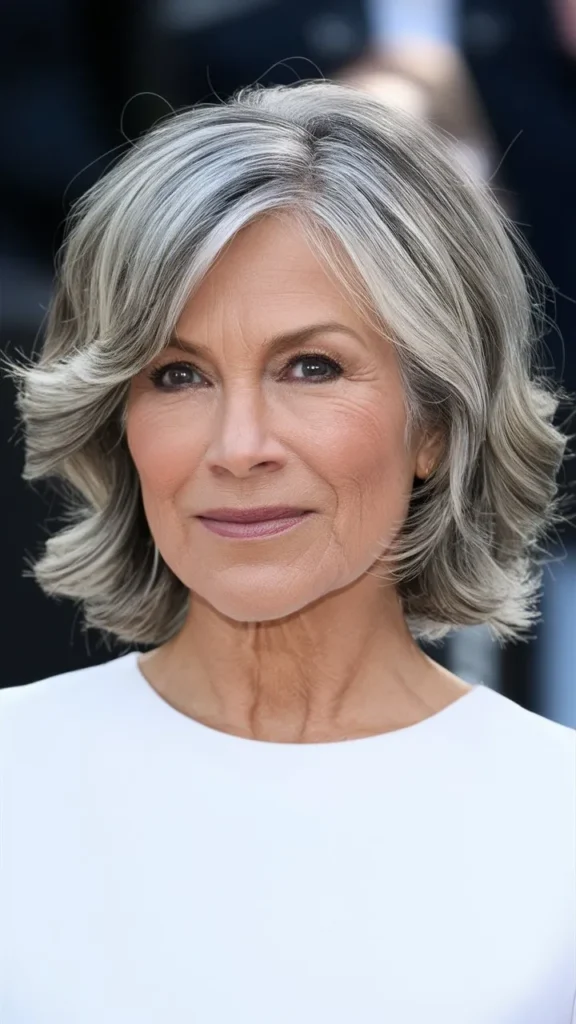 30+ Stunning Images of Short Wavy Hair for 60-Year-Old Women