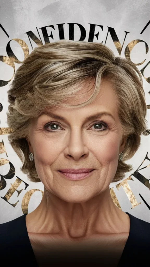 30+ Stunning Images of Short Wavy Hair for 60-Year-Old Women