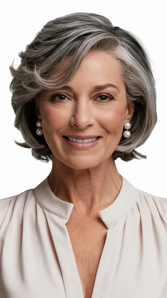 30+ Stunning Images of Short Wavy Hair for 60-Year-Old Women