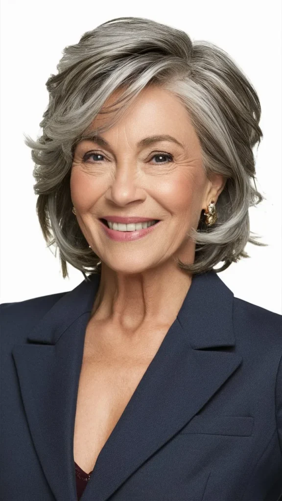 30+ Stunning Images of Short Wavy Hair for 60-Year-Old Women