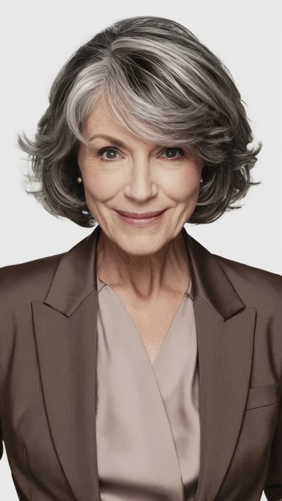 30+ Stunning Images of Short Wavy Hair for 60-Year-Old Women