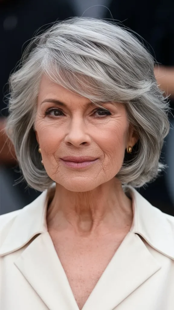 30+ Timeless Short Hairstyles for Women Over 70 with Wavy Hair