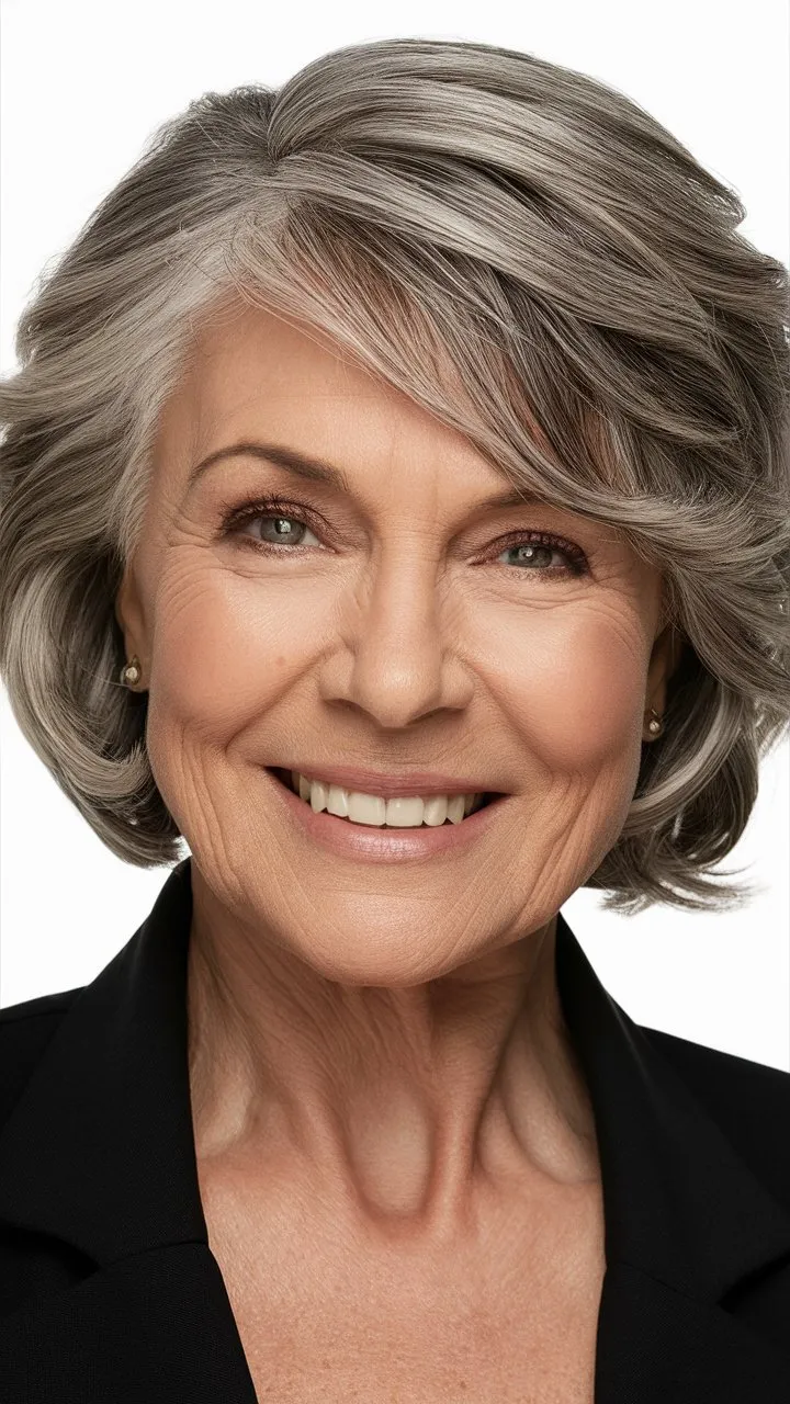 30+ Timeless Short Hairstyles for Women Over 70 with Wavy Hair