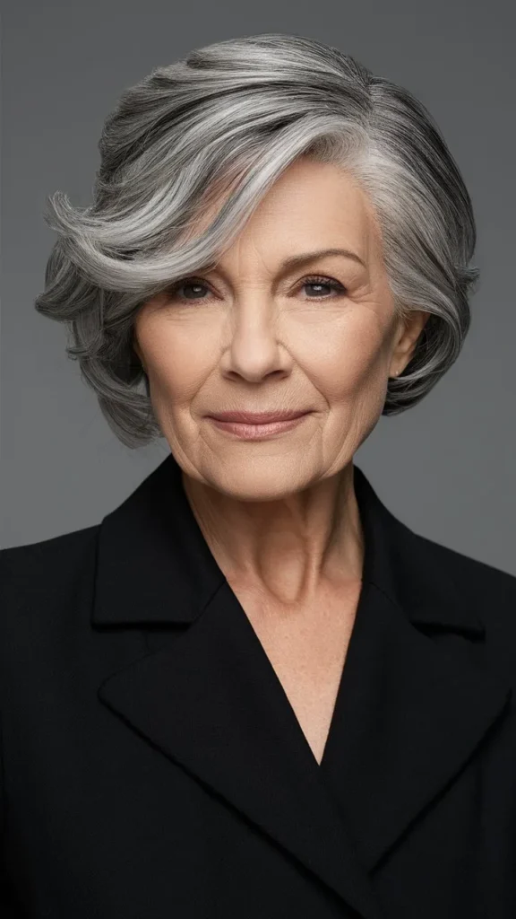 30+ Timeless Short Hairstyles for Women Over 70 with Wavy Hair