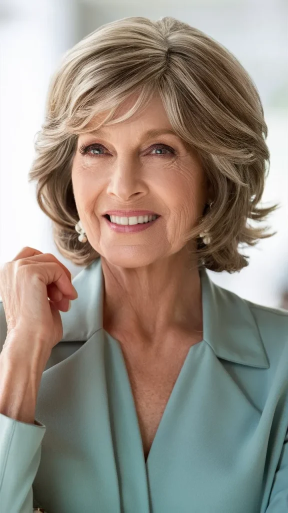 30+ Timeless Short Hairstyles for Women Over 70 with Wavy Hair