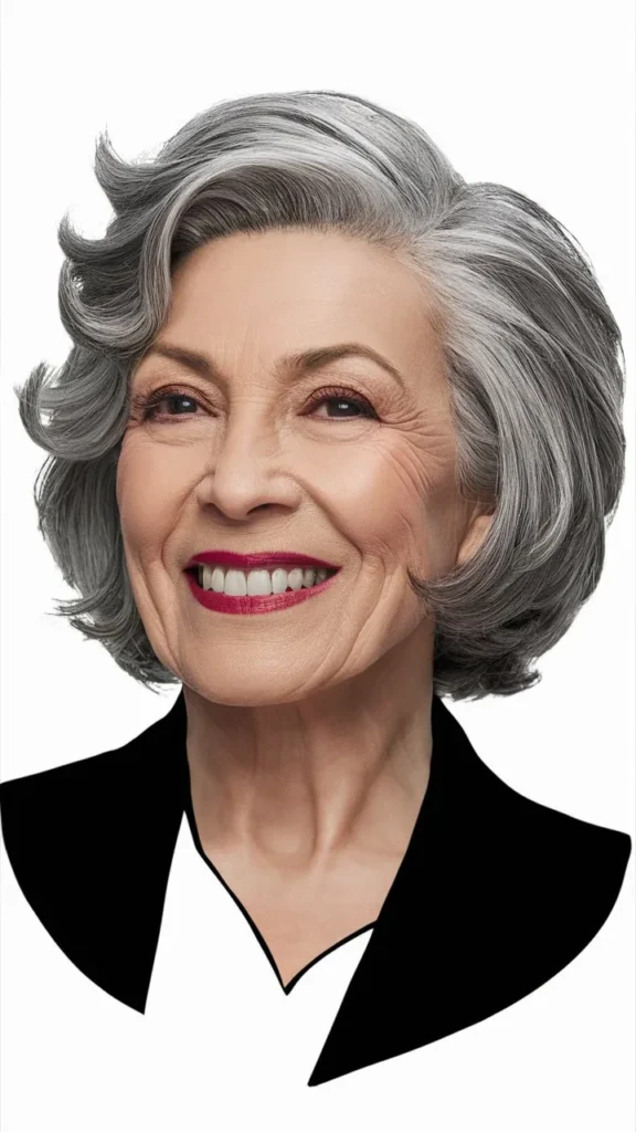 30+ Timeless Short Hairstyles for Women Over 70 with Wavy Hair