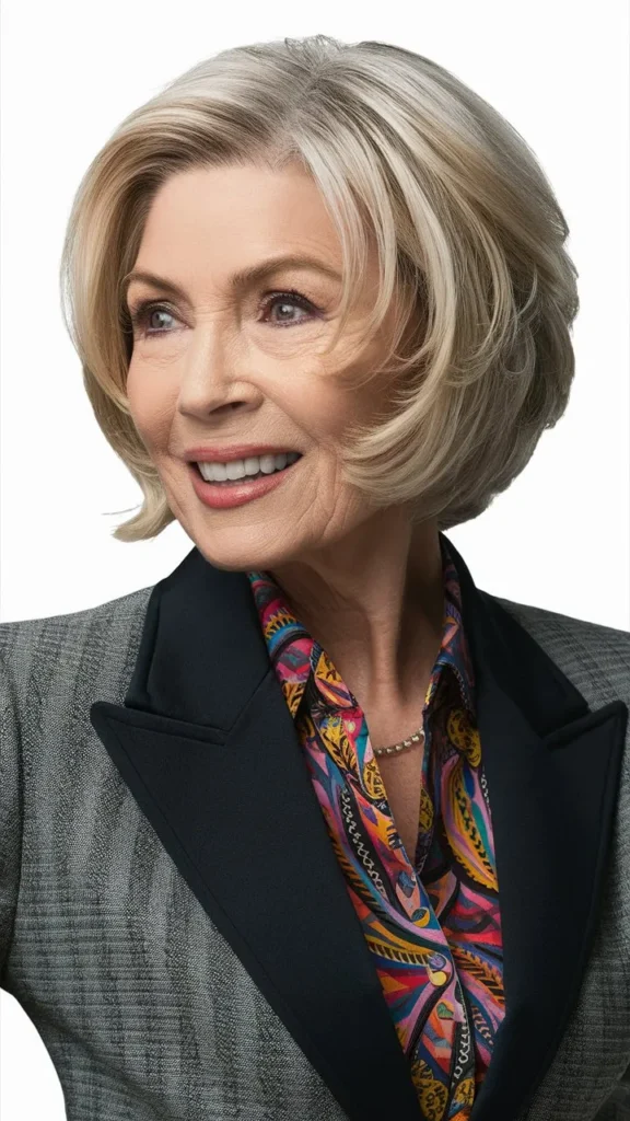 30+ Timeless Short Hairstyles for Women Over 70 with Wavy Hair