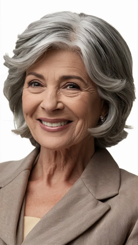 30+ Timeless Short Hairstyles for Women Over 70 with Wavy Hair