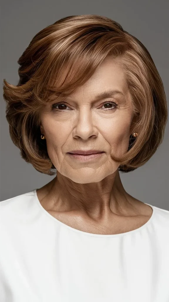 30+ Timeless Short Hairstyles for Women Over 70 with Wavy Hair