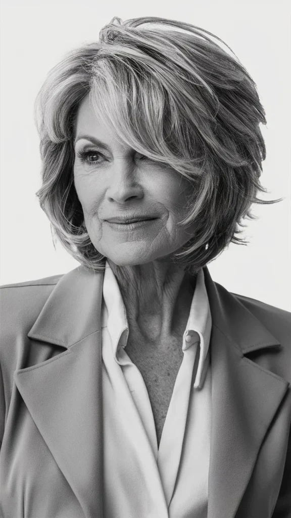 30+ Timeless Short Hairstyles for Women Over 70 with Wavy Hair